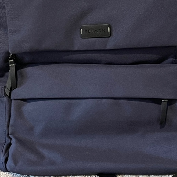 Bugatti Reborn Navy Blue Lightweight Multi-Pocket Lined Book Bag Backpack - Picture 8 of 16